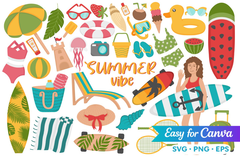 summer-vibe-clipart-set