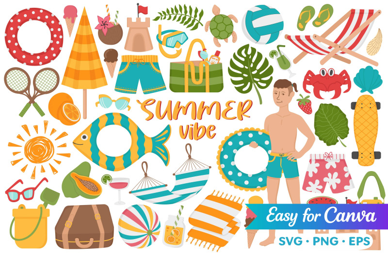 summer-vibe-clipart-set