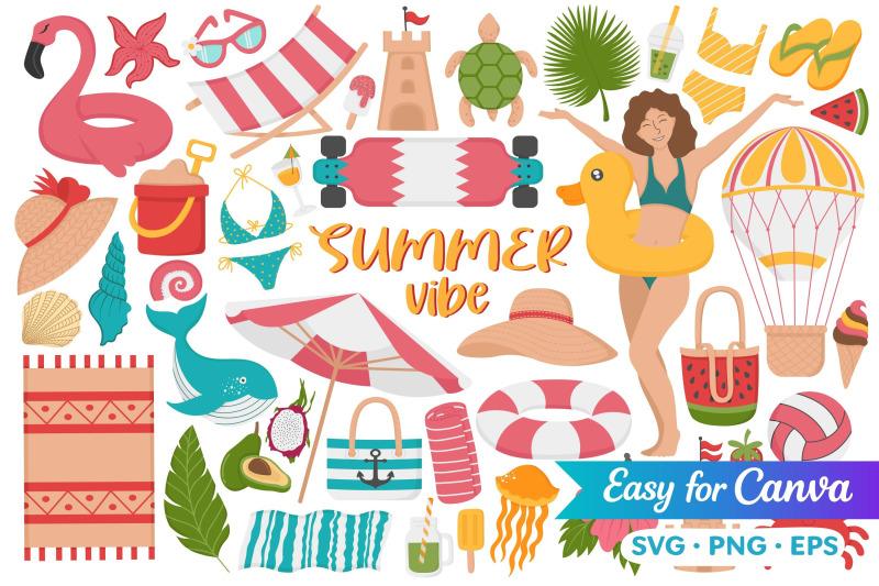 summer-vibe-clipart-set