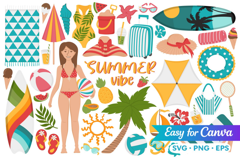 summer-vibe-clipart-set