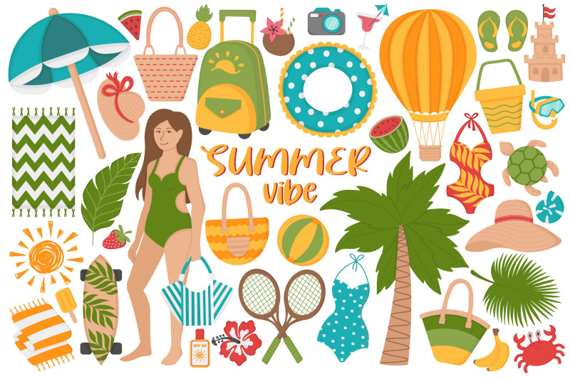 summer-vibe-clipart-set