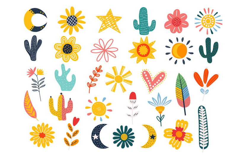 boho-clipart-bundle