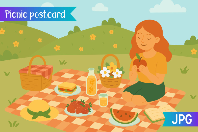 picnic-postcard