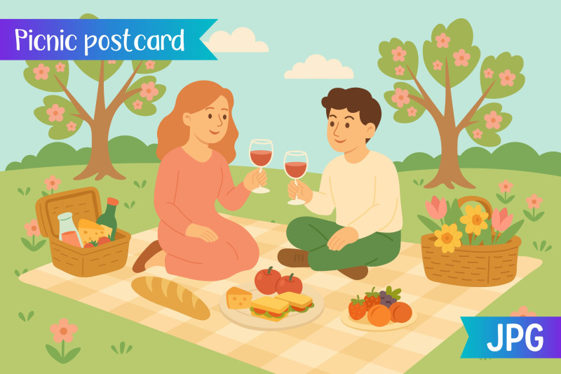 picnic-postcard