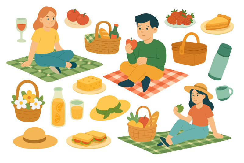 picnic-time-clipart-set
