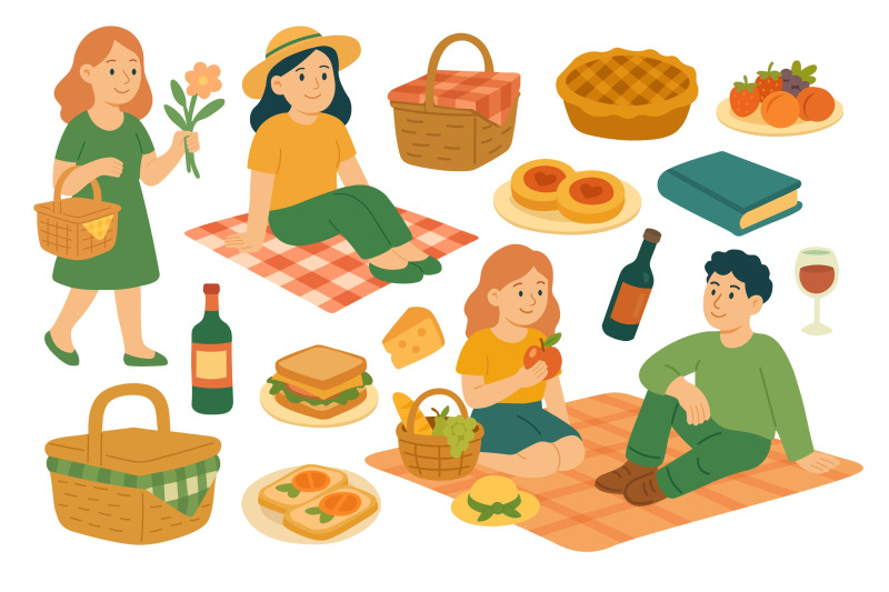 picnic-time-clipart-set