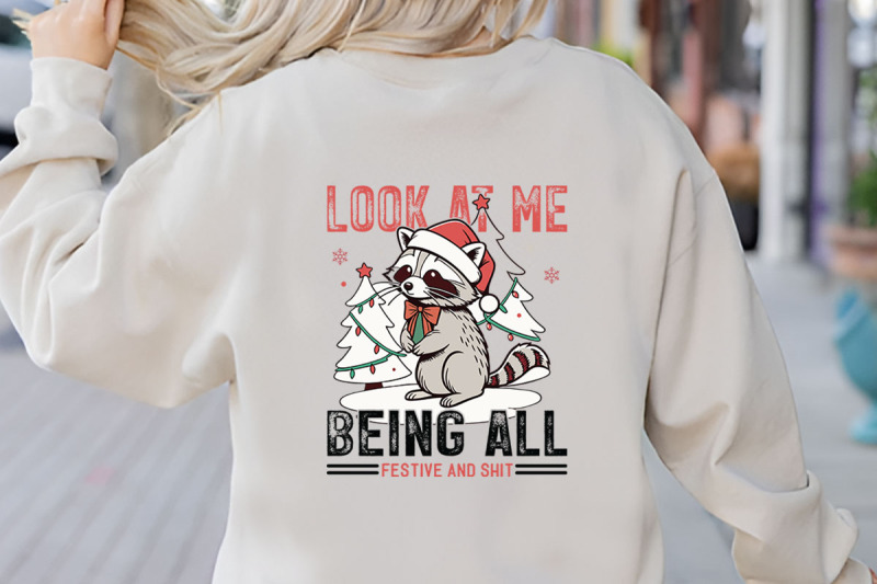 look-at-me-funny-christmas-t-shirt-design