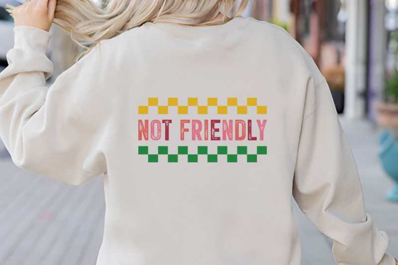 not-friendly-t-shirt-design