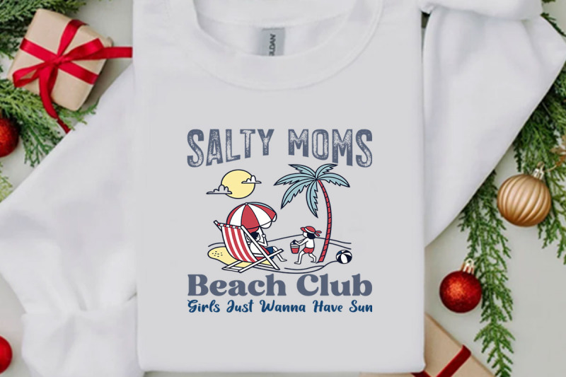 the-beach-club-trendy-summer-t-shirt-design