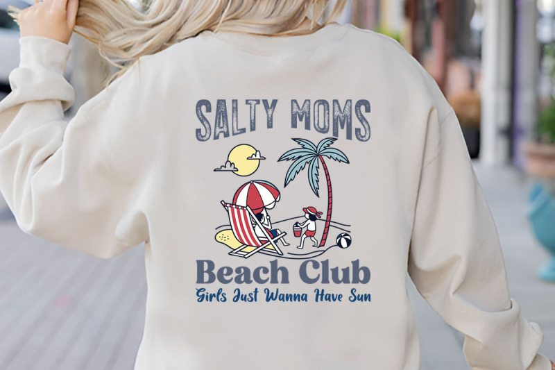 the-beach-club-trendy-summer-t-shirt-design