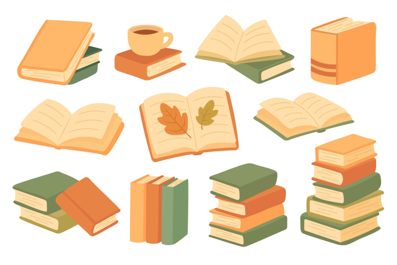 book-clipart-set