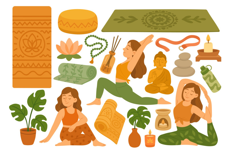 yoga-clipart-collection