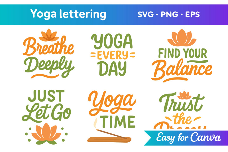 yoga-lettering-pack