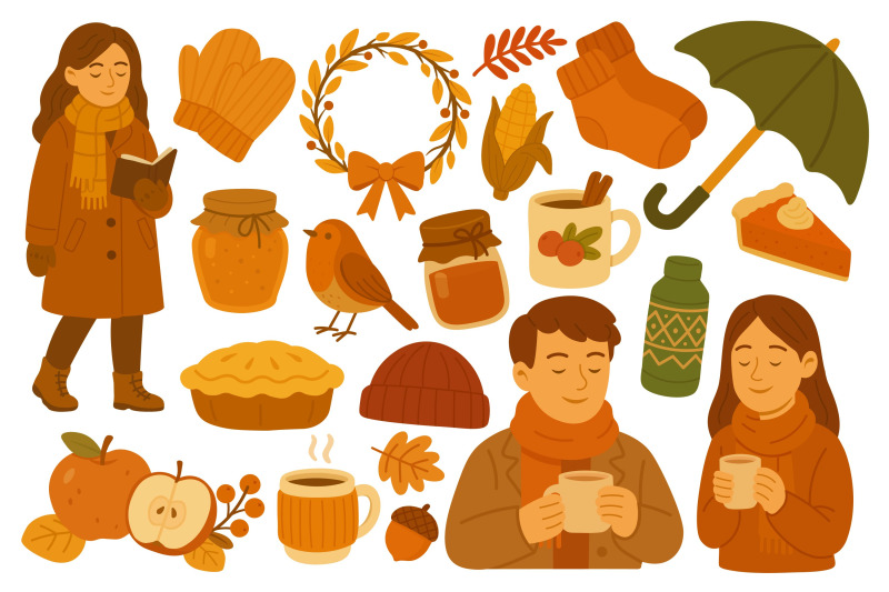 autumn-comfort-clipart-set