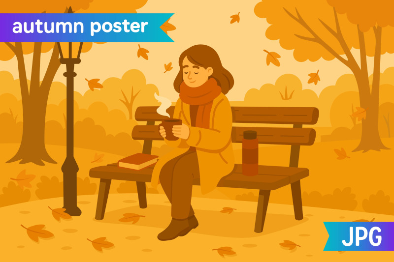 autumn-bench-poster