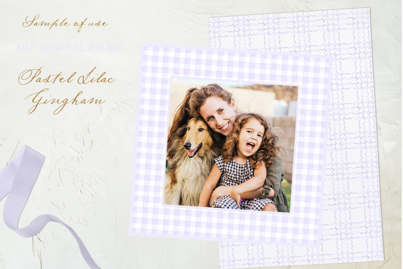 gingham-pastel-lilac-pattern-frames-diy