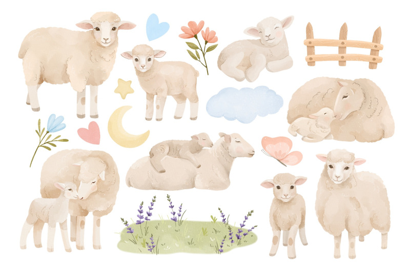 watercolor-pastel-sheep-clipart