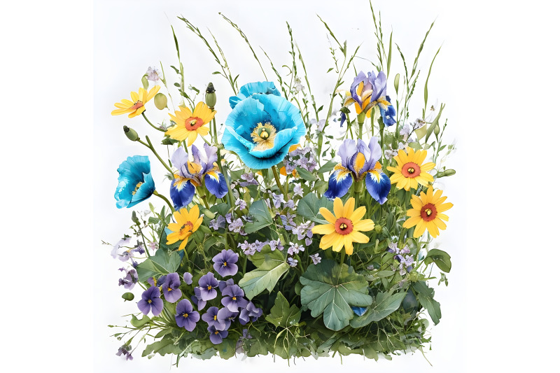 1-wildflowers-flowerbed-clipart-wedding-floral-printable-watercolor