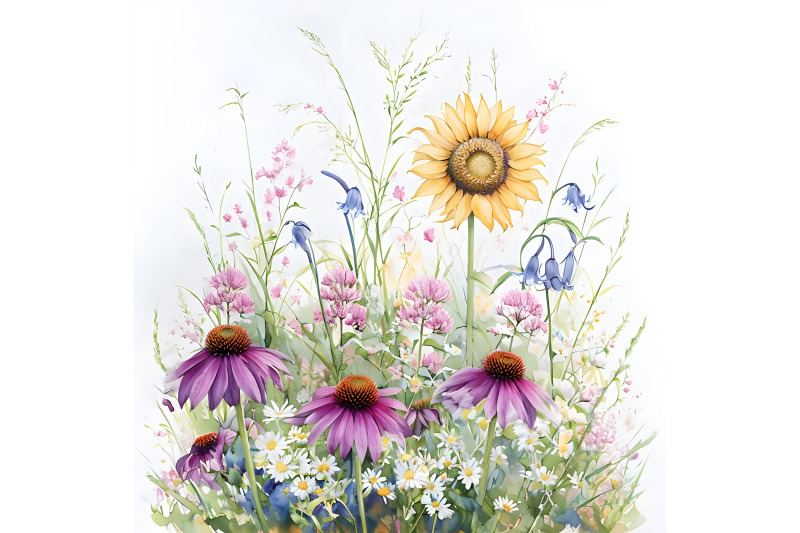 1-wildflowers-flowerbed-clipart-wedding-floral-printable-watercolor
