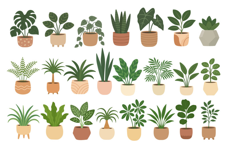 houseplant-clipart-set