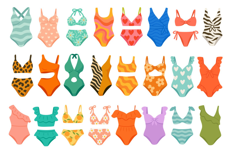 swimwear-clipart-set