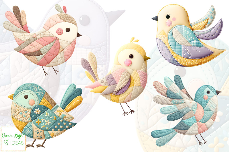 patchwork-birds-clipart-cute-pastel-birds-graphics