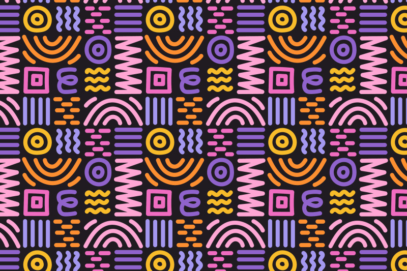 whimsical-scribbles-seamless-patterns