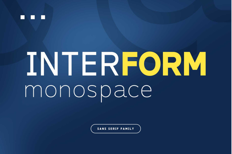 interform-modern-monospace