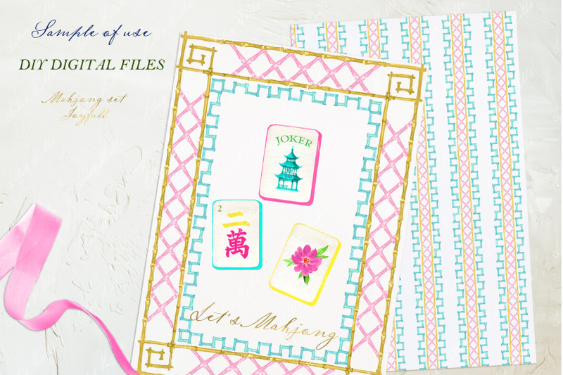 mahjong-set-joyful-png-watercolor-diy