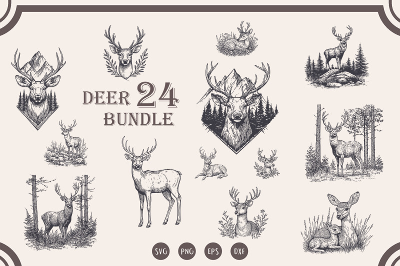 24-deer-design-bundle-deer-in-the-forest-svg-deer-clipart