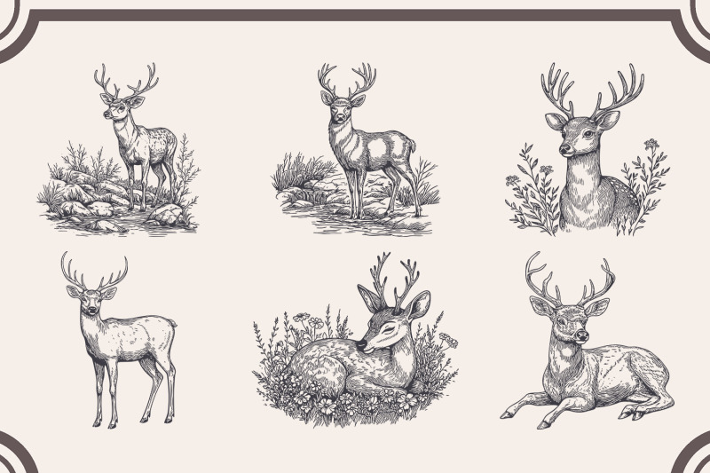 24-deer-design-bundle-deer-in-the-forest-svg-deer-clipart