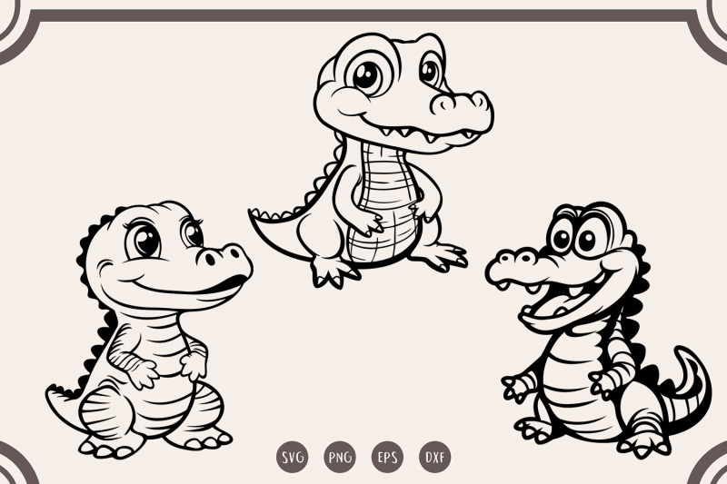 alligator-svg-bundle-cute-alligator-clipart-cute-crocodile