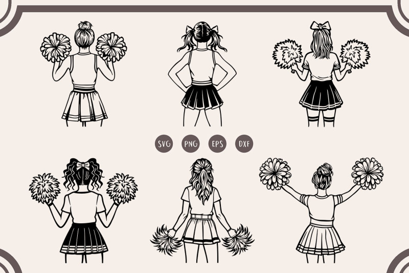 cheerleading-svg-bundle-cheerleader-with-pom-poms-svg