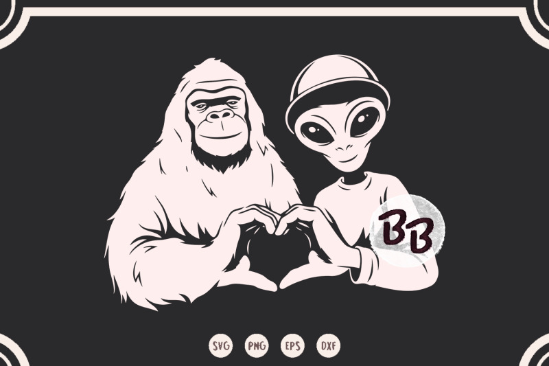 bigfoot-alien-heart-hands-svg-funny-sci-fi-alien-lover
