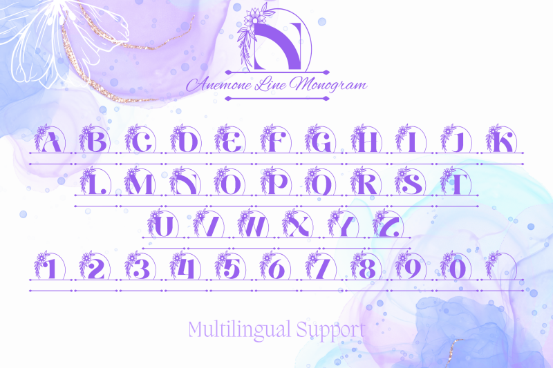 anemone-line-monogram
