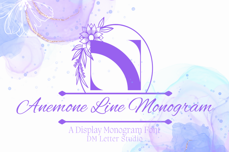 anemone-line-monogram