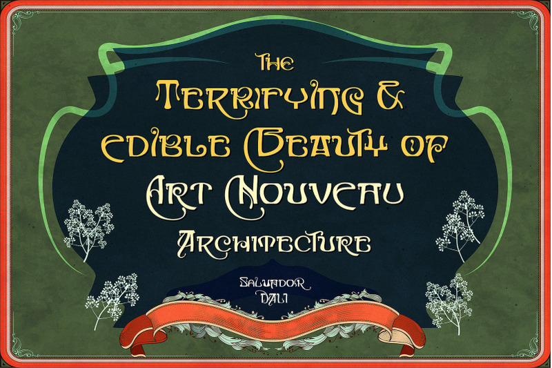de-mucha-art-nouveau-style-font