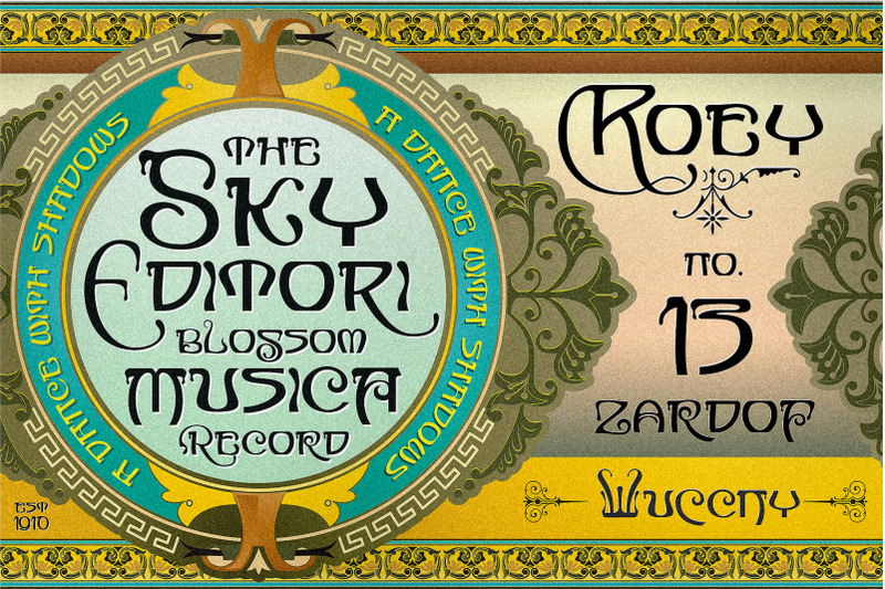 de-mucha-art-nouveau-style-font