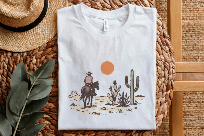western-cowboys-png-western-sublimation-desert-dust-cactus-retro-vi