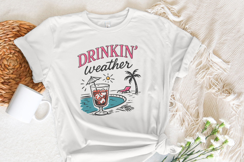 drinkin-039-weather-png-varsity-png-tubing-shirt-png-trendy-summer-png
