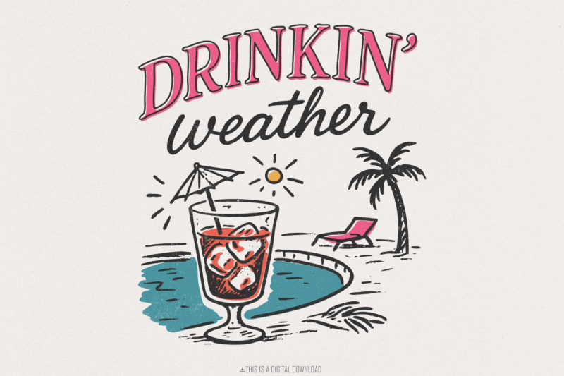 drinkin-039-weather-png-varsity-png-tubing-shirt-png-trendy-summer-png