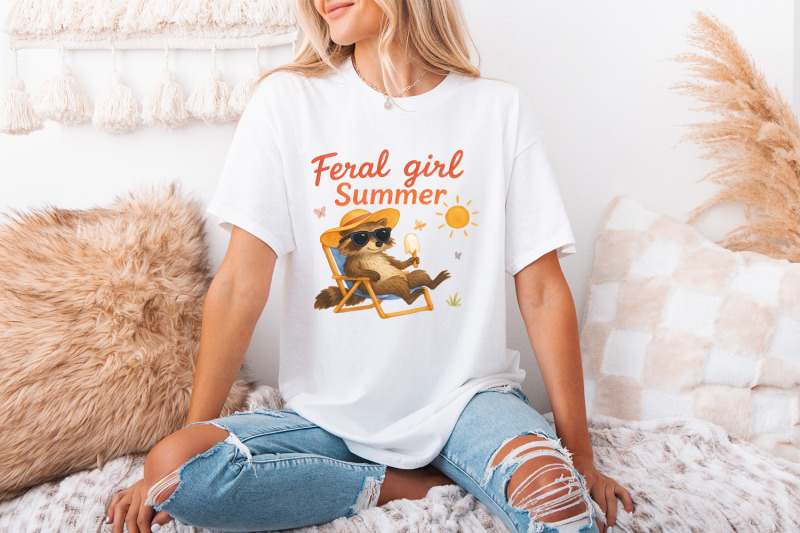 feral-girl-summer-raccoon-png-funny-raccoon-png-cowgirl-raccoon-png