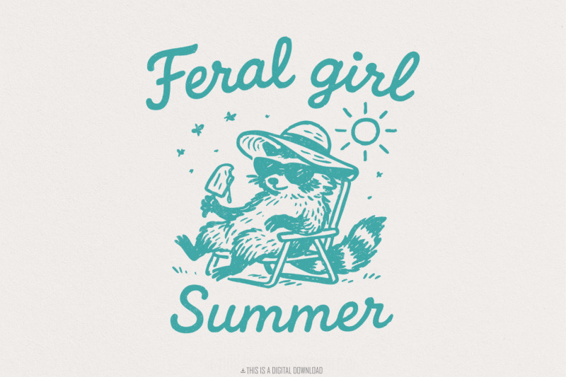 feral-girl-summer-raccoon-png-funny-raccoon-cowgirl-png-western-dig