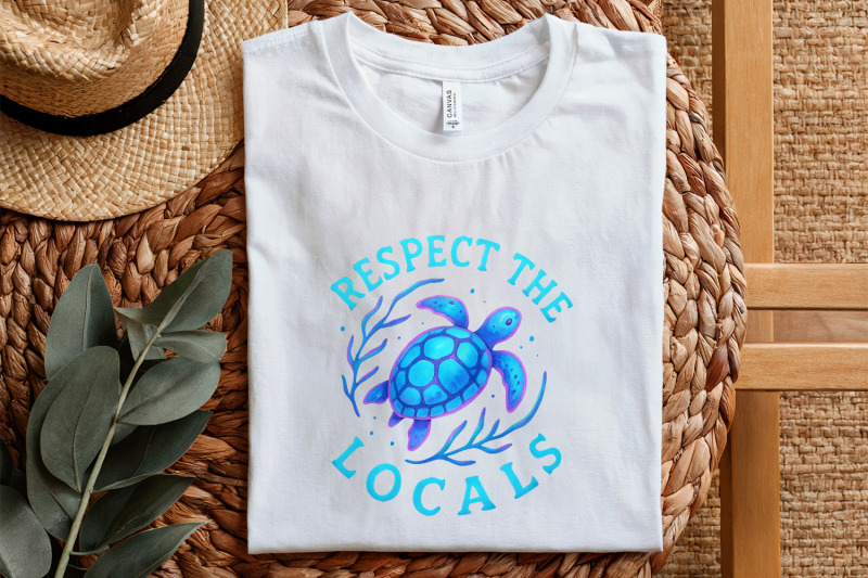respect-the-locals-png-sea-turtle-shirt-png-summer-shirt-png-beach