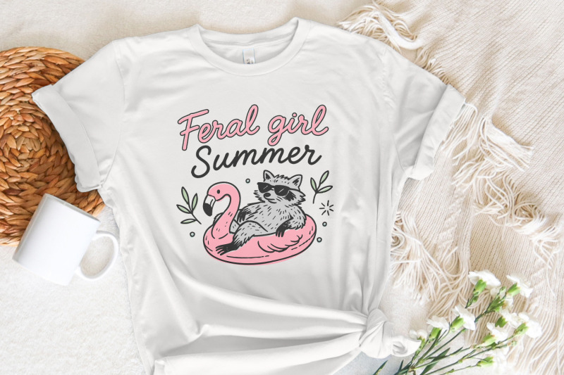feral-girl-summer-raccoon-png-funny-raccoon-png-cowgirl-raccoon-png