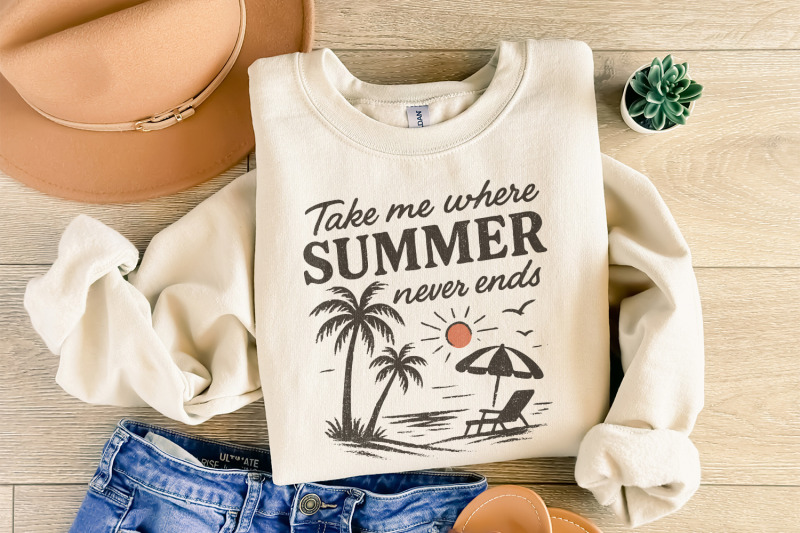 take-me-where-summer-never-ends-png-summer-png-designs-retro-sublima