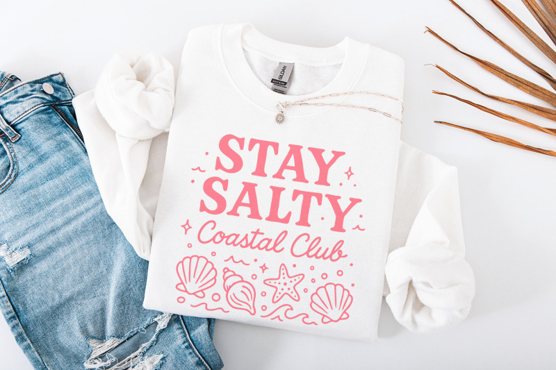 stay-salty-png-seashell-aesthetic-retro-summer-design-beachy-sublim