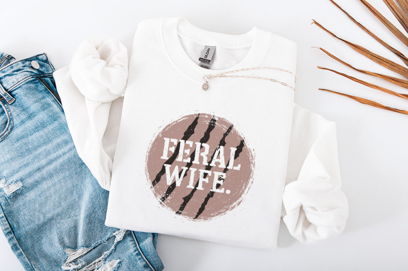 feral-wife-typography-design-png-digital-download-sublimation-design