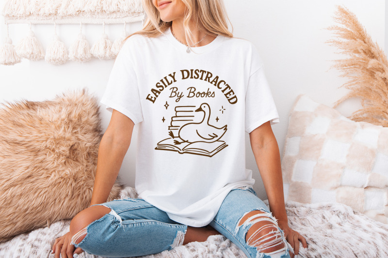 easily-distracted-by-books-png-silly-goose-bookish-design-trendy-boo