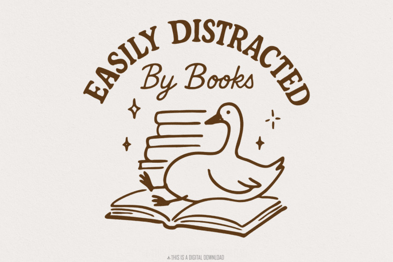 easily-distracted-by-books-png-silly-goose-bookish-design-trendy-boo
